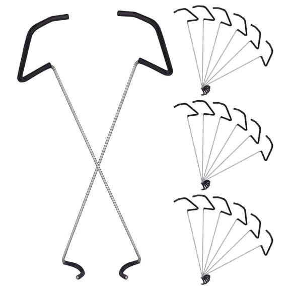 20 Pcs Fruit Tree Branch Spreaders, 7.9 x 11.8 in (20 x 30 cm), Galvanized Wire Limb Spreaders For Fruit Trees Bending Tool for Plant Gardening Shaping