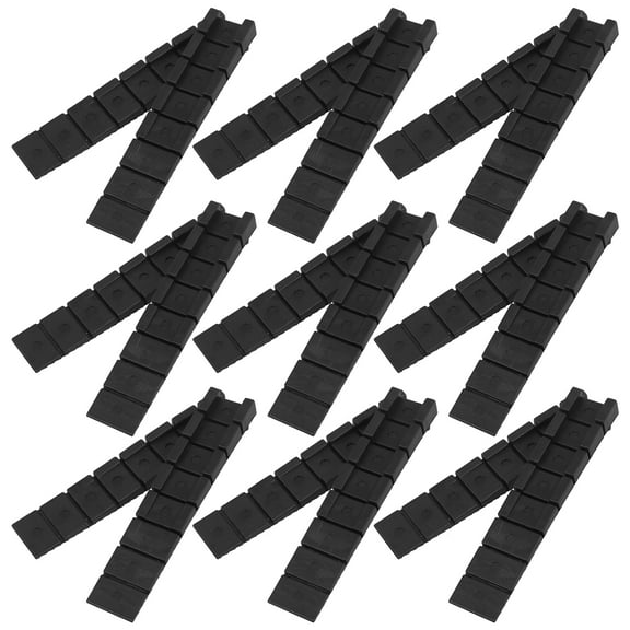 20 Pcs Furniture Spacers Door Shims Plastic Wedge Floor Leveler Leveling Feet Furniture Leveling Shims Wedge