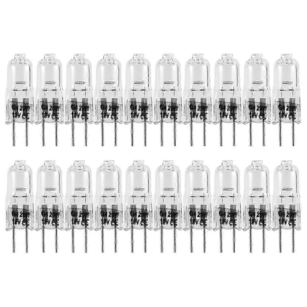 20 Pcs G4 Halogen Bulbs,20W 12V Halogen Light Bulbs,
