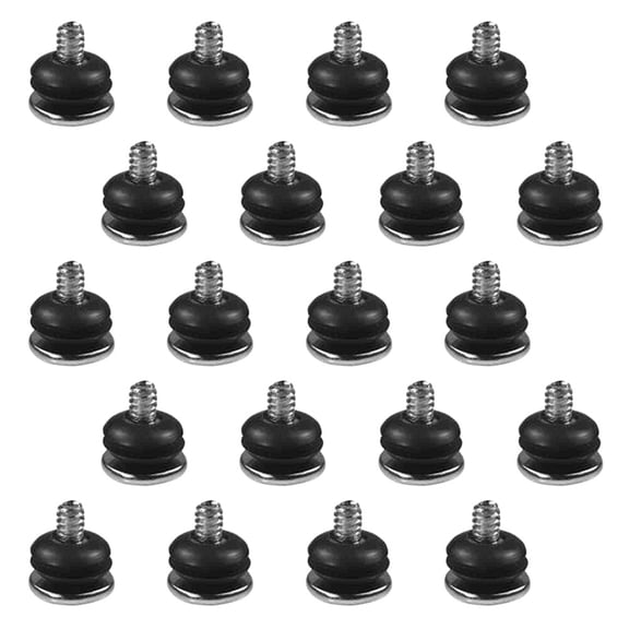 Computer Hard Drive Screw with Rubber Ring for 3 5 inch Hard Disk Black Metal Shockproof