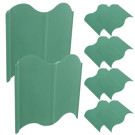 20 Pcs Gardening Fence Border Outdoor Earth Gates Patio Green