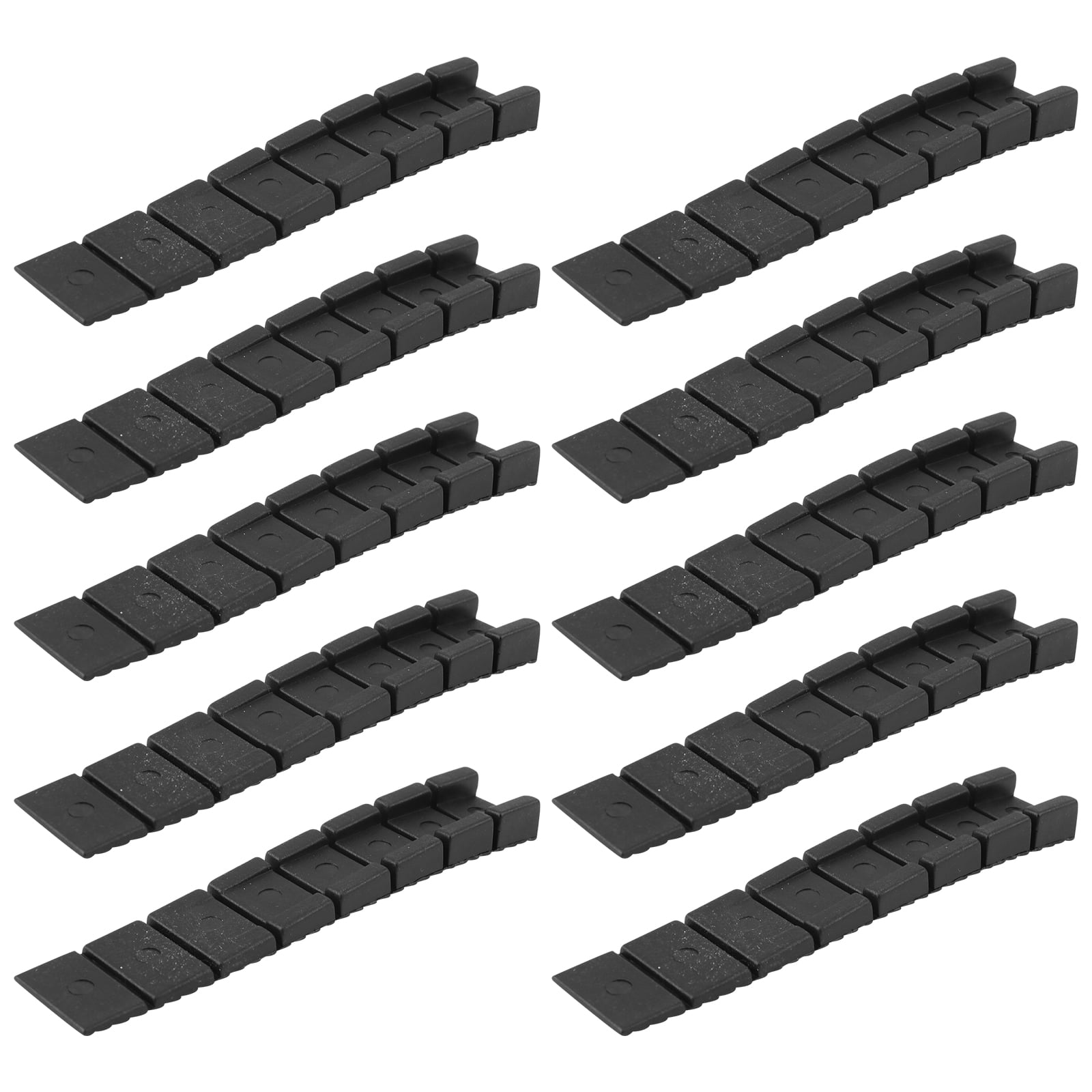 20-Pack Plastic Leveling Shims – Adjustable Furniture & Door Wedges, Anti-Slip, Easy To Install, Brown