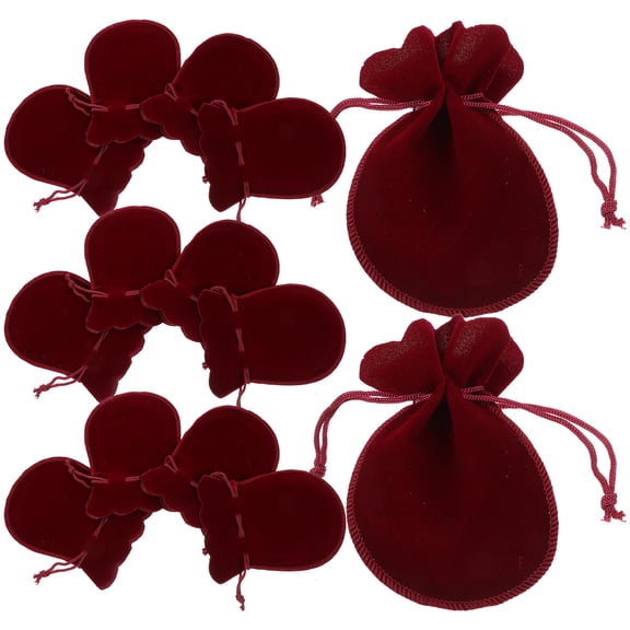 20 Pcs Gift Bags Jewelry Pouches Drawstring Surprise Gifts Portable Festival Candy Gourd Wedding