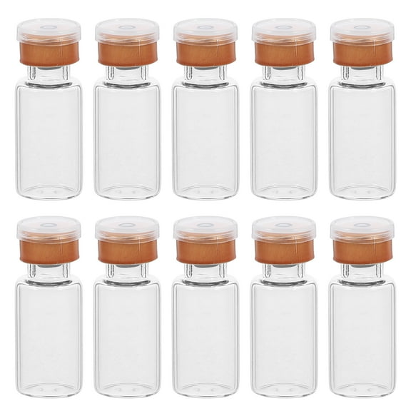 20 Pcs Glass Vials Empty Sample Bottle Anointing Oil Tiny Small