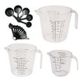 thumbnail image 1 of 20 Pcs Graduated Measuring Cup Measure Spoons Plastic Cups Tools Flour, 1 of 6