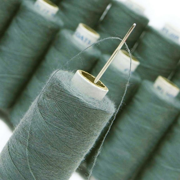 20 Pcs Grey New Polyester Thread Spun Quilting Sewing Supplies Wholesale Spool
