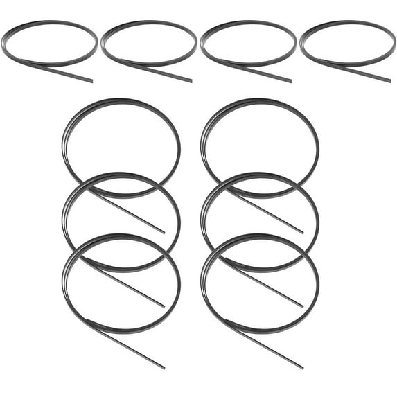 WASHWEPE Guitar Edging Strips Binding Purfling Abs Black 20Set 6.5x0.24x0.06in