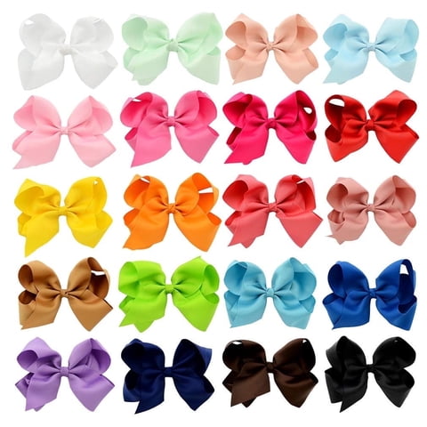 20 Pcs Hair Bows for Girls, Hair Bow Alligator Clips Hair Accessories