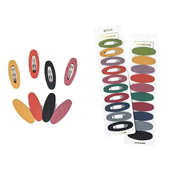 20 Pcs Hair Clips for Girls - Matte Barrettes for Girls Women - Metal Snap Hair Clips - Toddler Hair Clips - Hair Accessories for Kids Teens Girls(Hair Clips-B)