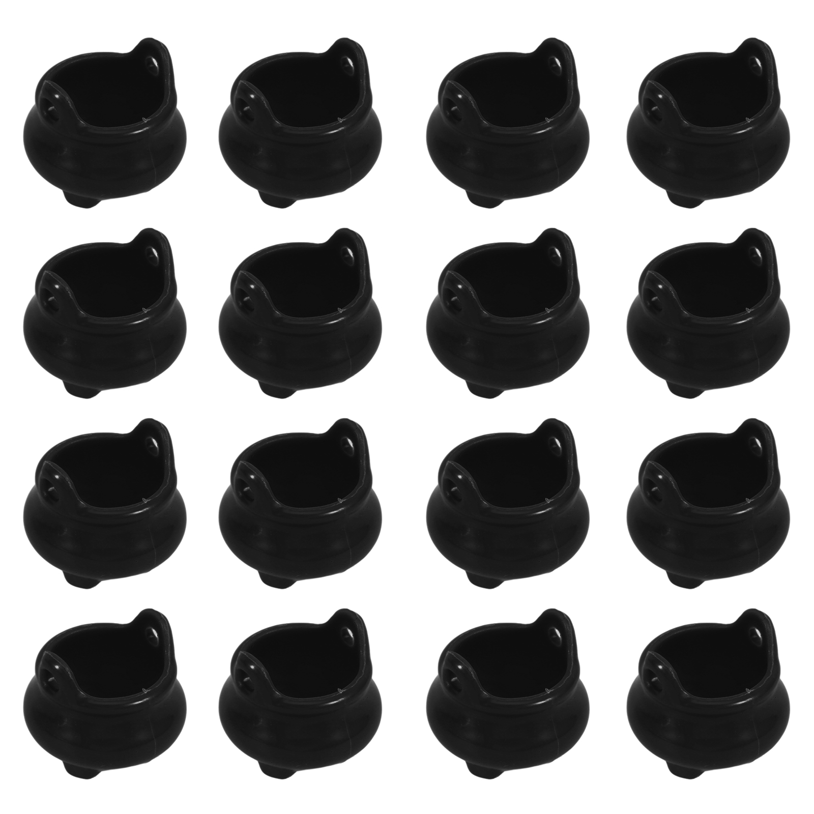 20 Pcs Halloween Witch Boiler Buckets Mini Halloween Cauldron 1/12 Scale Cauldron Halloween Cauldron Model Cauldron Mini