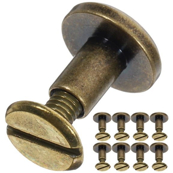 CRILSTYLEO Stud Button Round Rivet Set 20Pcs 0.37X0.37X0.31In