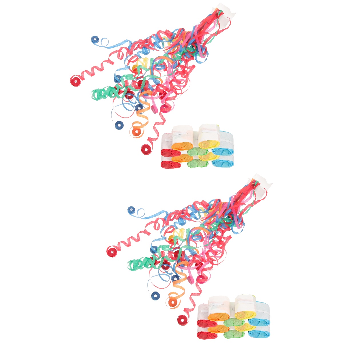 20 Pcs Hand Throwing Ribbons Streamers for Birthday Colored Paper