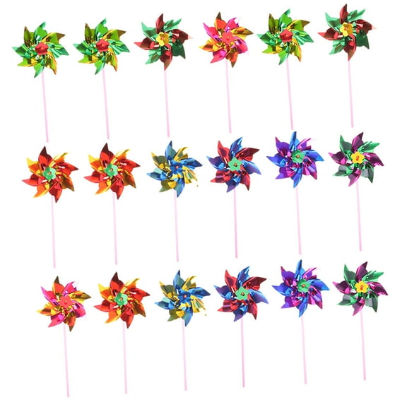 20 Pcs Hand-assembled Small Windmill Toys (mixed Colors) 20pcs Twerking DIY Plastic Colorful Plaything Preschool