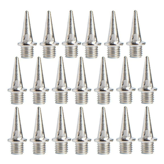 20 Pcs Hard Steel Track And Cross Country Spikes With Spike Wrench Replacement Running Short Shoes Sports For Sprint