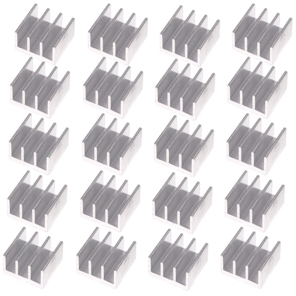 20 Pcs Heat Sink for Computer Components Pure Aluminum Material, Excellent Heat Dissipation