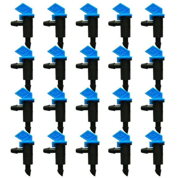 20 Pcs High-Quality Drip Emitters Flag Dripper for Efficient Garden Irrigation