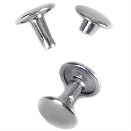 20 Pcs. Hilason Western Horse Saddle Tack St Rivet Nickel Plated 9Mm Cap