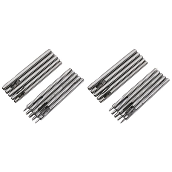 ifundom 20-Piece Hole Puncher Set in Chisel Grey, Smooth and Precise Cuts, High Efficiency for Crafting, Office, and Projects