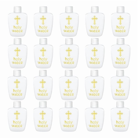 20 Pcs Holy Water Bottles Plastic 2oz Container Empty Containers for Catholic Christia pwm25