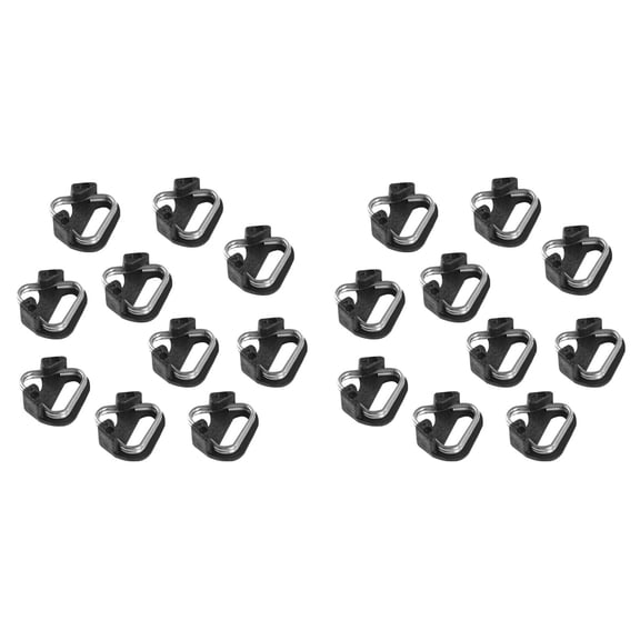 20 Pcs Hooks Lanyard Triangle Ring Hook Hook for Shoulder Strap Camera Strap Triangle Suitcase Stainless Steel