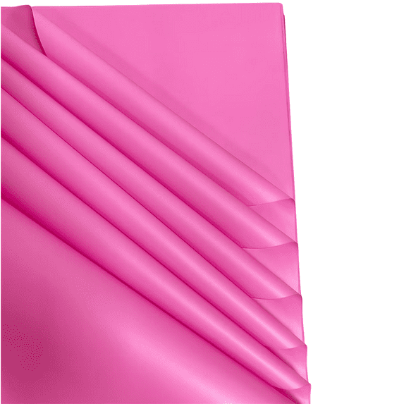 20 Pcs Hot pink Flower Wrapping Paper,Waterproof Valentine's Day Bouquet Frosted Wrapping Paper 23x23"Used for Floral,Gift Packaging, Flower Shop Bouquet Packaging
