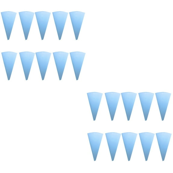 20 pcs 14 Inches EVA Piping Bags DIY Cream Icing Pastry Bags Squeezing Bags Cake Decorating Tools (Sky-blue)