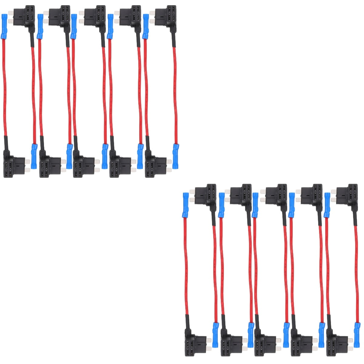 20 Pcs Inline Blade Fuse Holder Tap Kit Truck Inline Electric Takeoff Point Suite