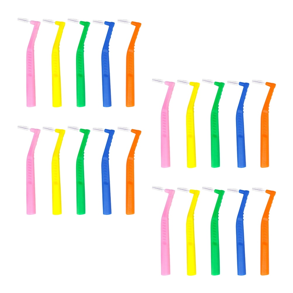 20 Pcs Interdental Brush Flossers Personal Care Tool Picks Oral Teeth