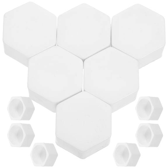 Hytrove 20Pcs White Ppr Sprinkler Head Caps Durable Frost Resistant Tube End Plugs