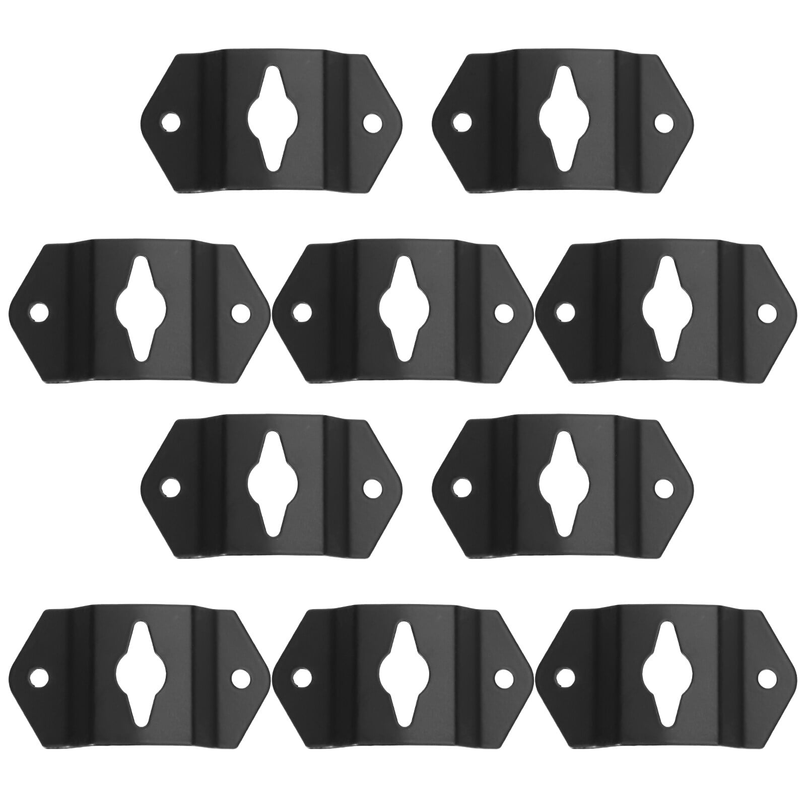 20 Pcs Iron Keyhole Speaker Metal Clothes Hanger Wall Mount Clothing