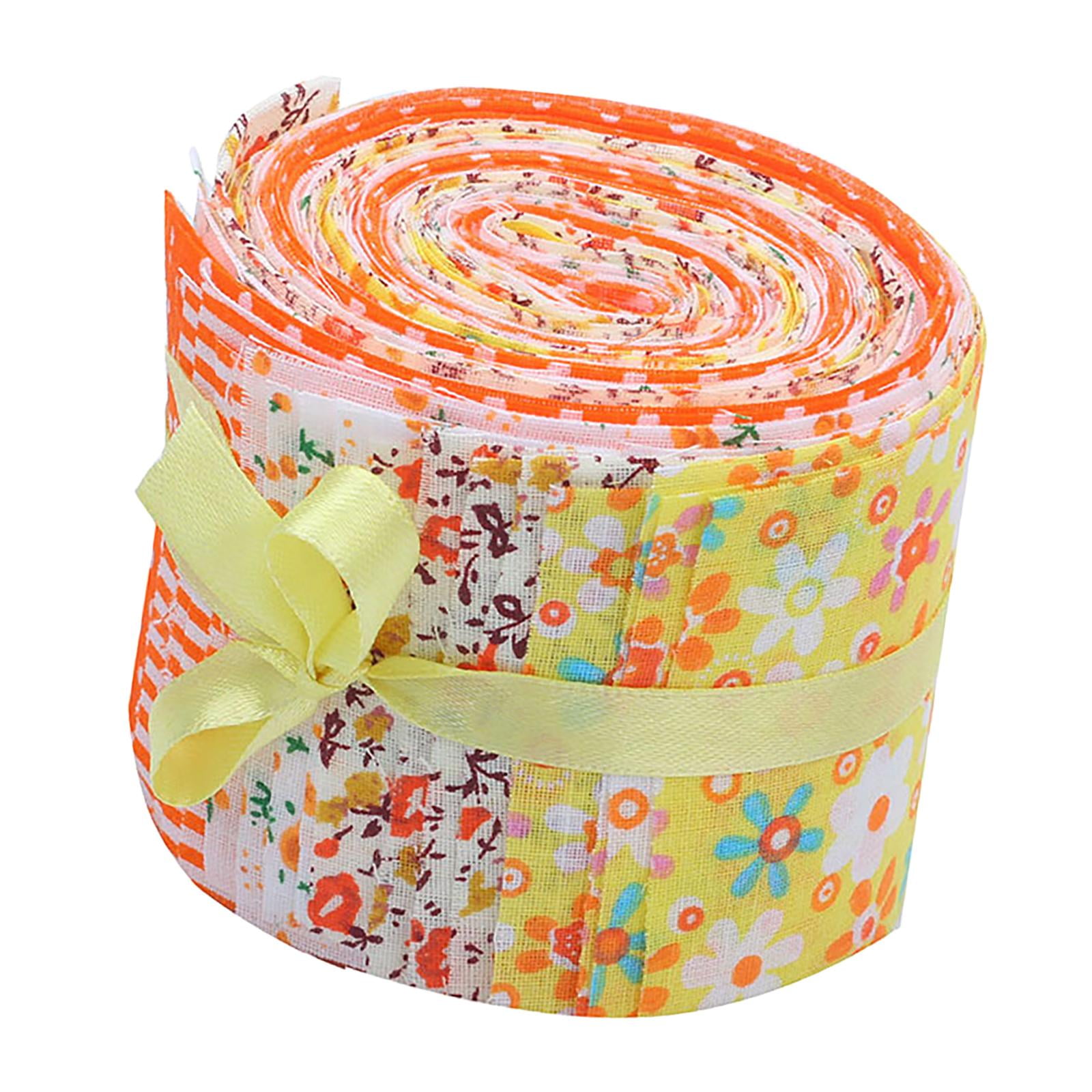Needles Quilt Studio - (Fine China) 40 Strip Jelly Roll Fabric 2.5 x 44 |  Cotton Strips Bundles - Jelly Rolls for Quilting Assortment Fabrics