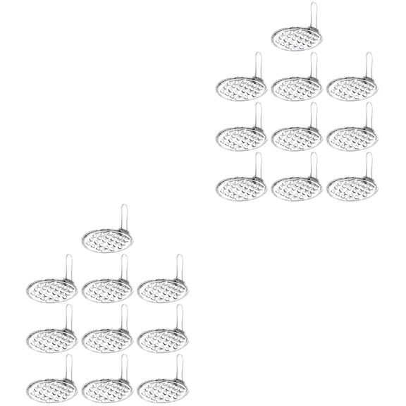 20 Pcs Jelly Scraper Household Cheese Scrapers Stainless Steel Tool Manual Bowl