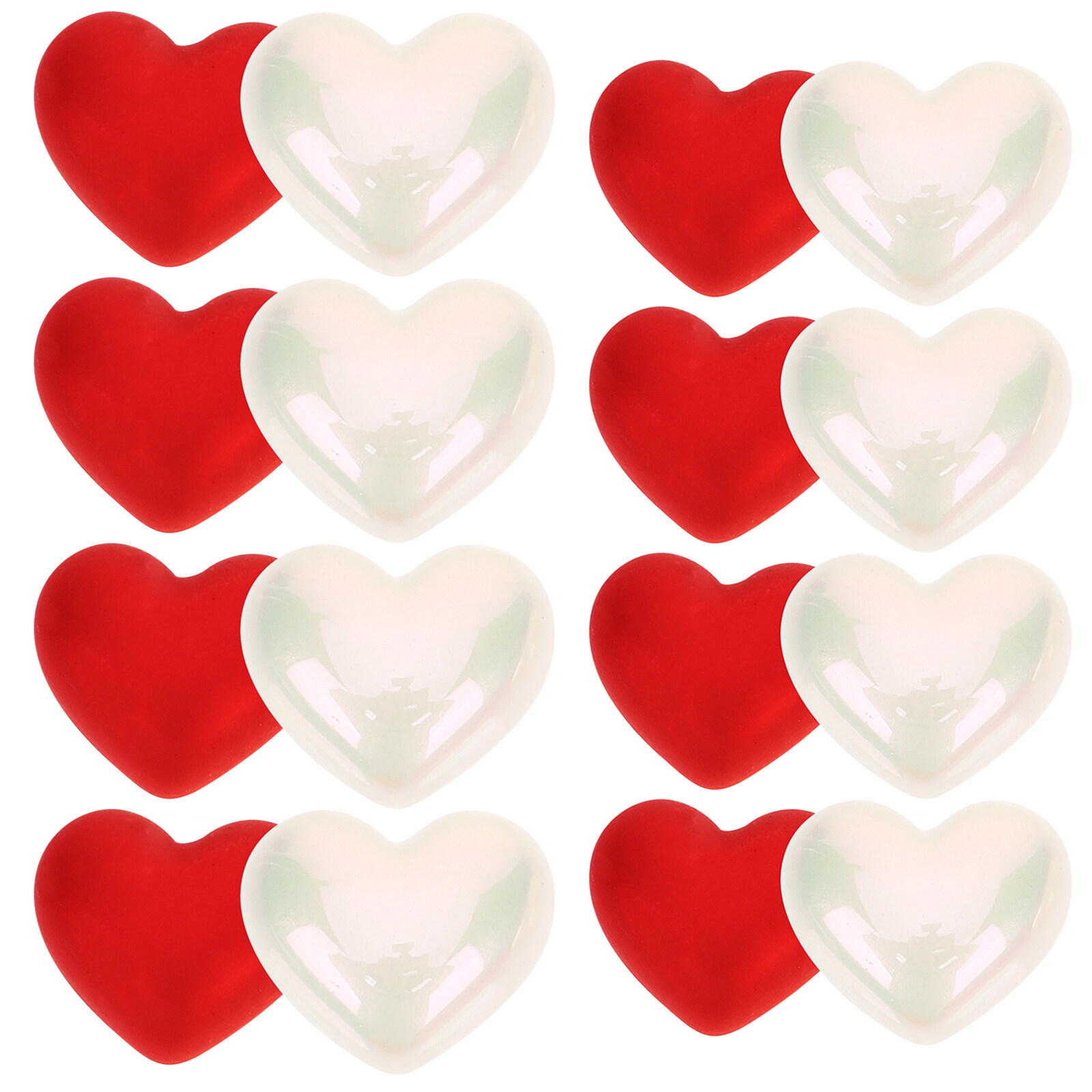 20 Pcs Jewlery Valentine Vase Filler Decor Table Confetti Heart