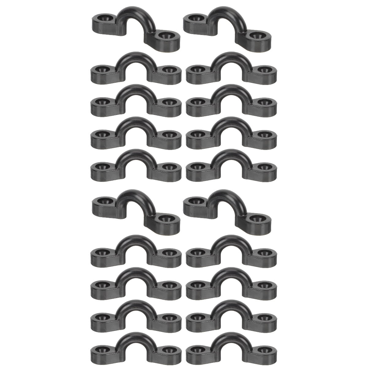 20 Pcs Kayak Pad Eye Tie down Eyelets Bungee Eyelet U Hook Boat Rigging