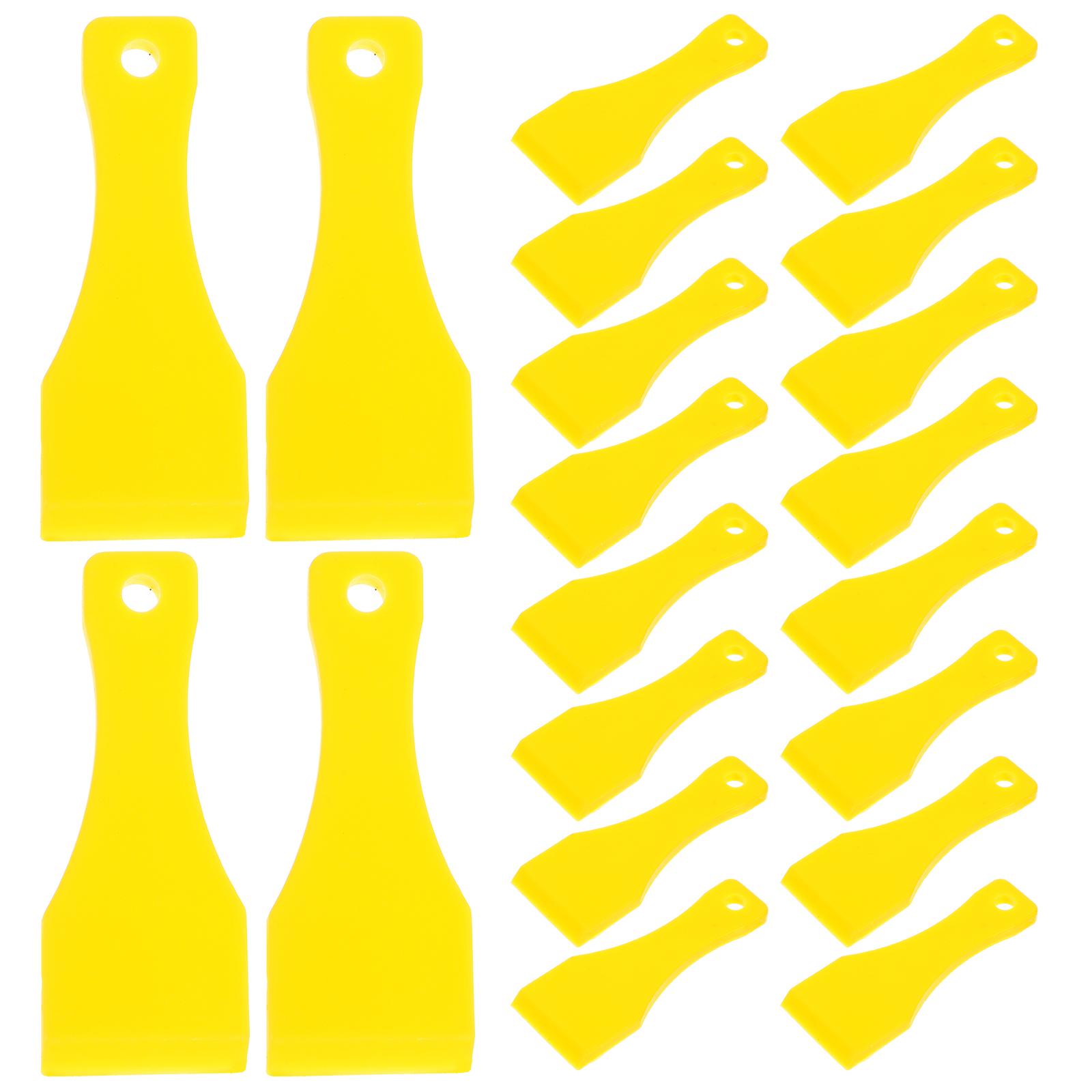 20 Pcs Key Fob Ring Scratch off Tool for Lottery Tickets Scratchers