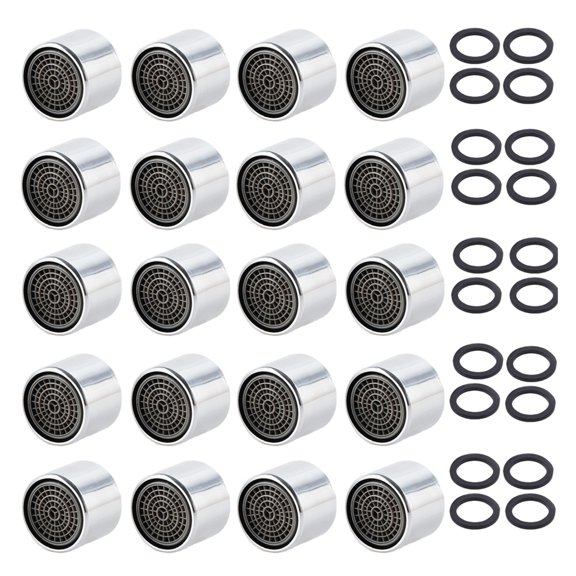 20 Pcs Kitchen Faucet Bubbler,Water Saving Basin Inner Core Faucet Splash Head Faucet Aerator With Gasket For Kitchen And Bathroom ,Water Saving