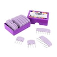 thumbnail image 1 of 20 Pcs Knit Blocker Combs, Color Knit Blockers Combs for Blocking, Rainbow Knitting Blockers Pins for Blocking Mats Knitting Pins Kit Knitting Tools, Multi Colors, 1 of 8