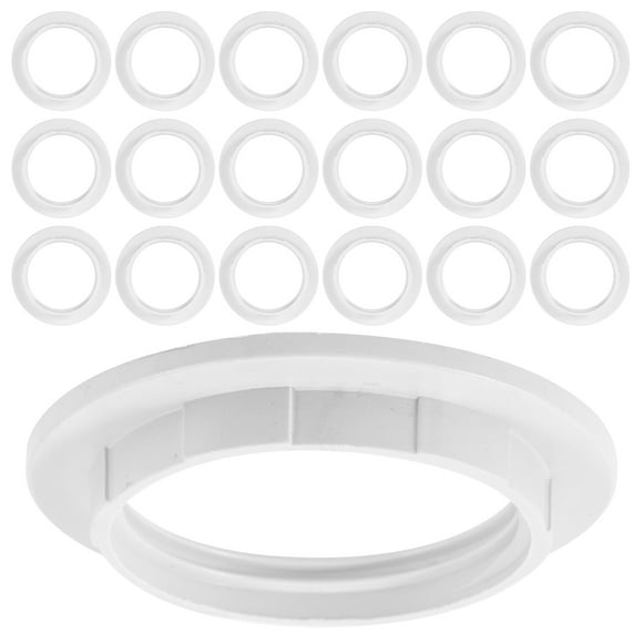 20 Pcs Lamp Repair Parts for Table Adapter Light Extender Socket Kit Lamps White