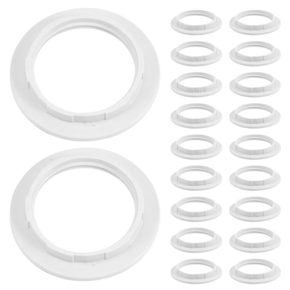 20 Pcs Lamp Replacement Parts Shade Ring Adapter Repair Light Fixture for Lamps