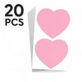 thumbnail image 1 of 20 Pcs Large Pink Heart Stickers (3.7 x 3.9 Inch) for Kids – Big Adhesive Name Labels for Preschool, Classroom, DIY Crafts & Parties, 1 of 5