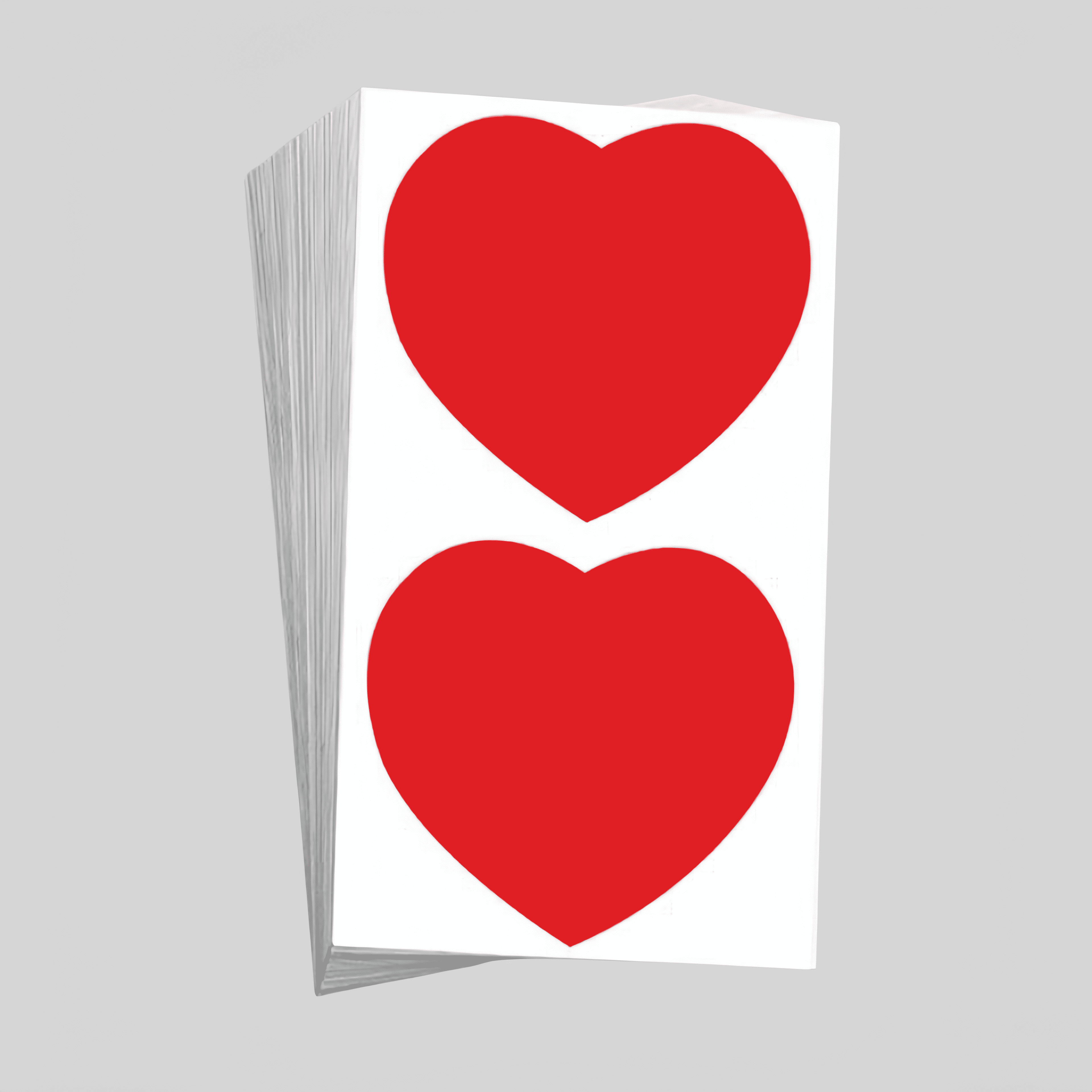 20 Pcs Large Red Heart-Shaped Name Stickers for Kids, Strong Adhesive, Easy to Remove, Perfect ...