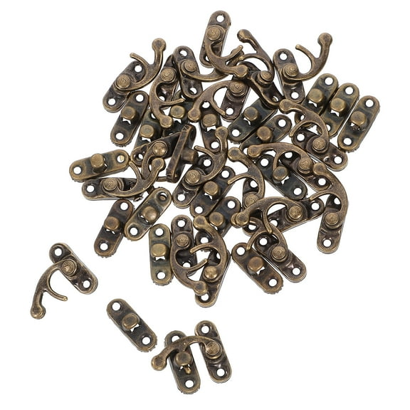 20 Pcs Latches Hardware Door Latch Cabinet Accessories 2.6x2.3x0.6cm