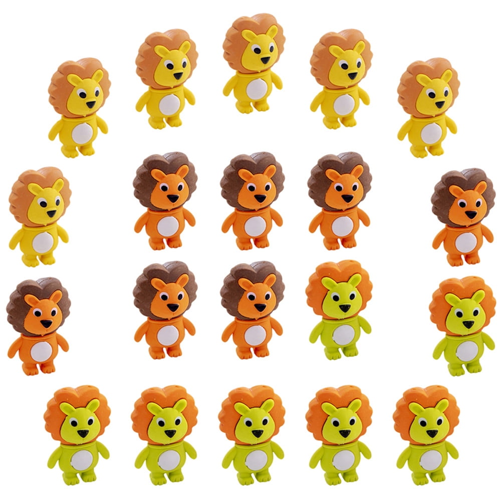 20 Pcs Little Lion Eraser Kneaded Eraser for Kids Erasers for Kids ...