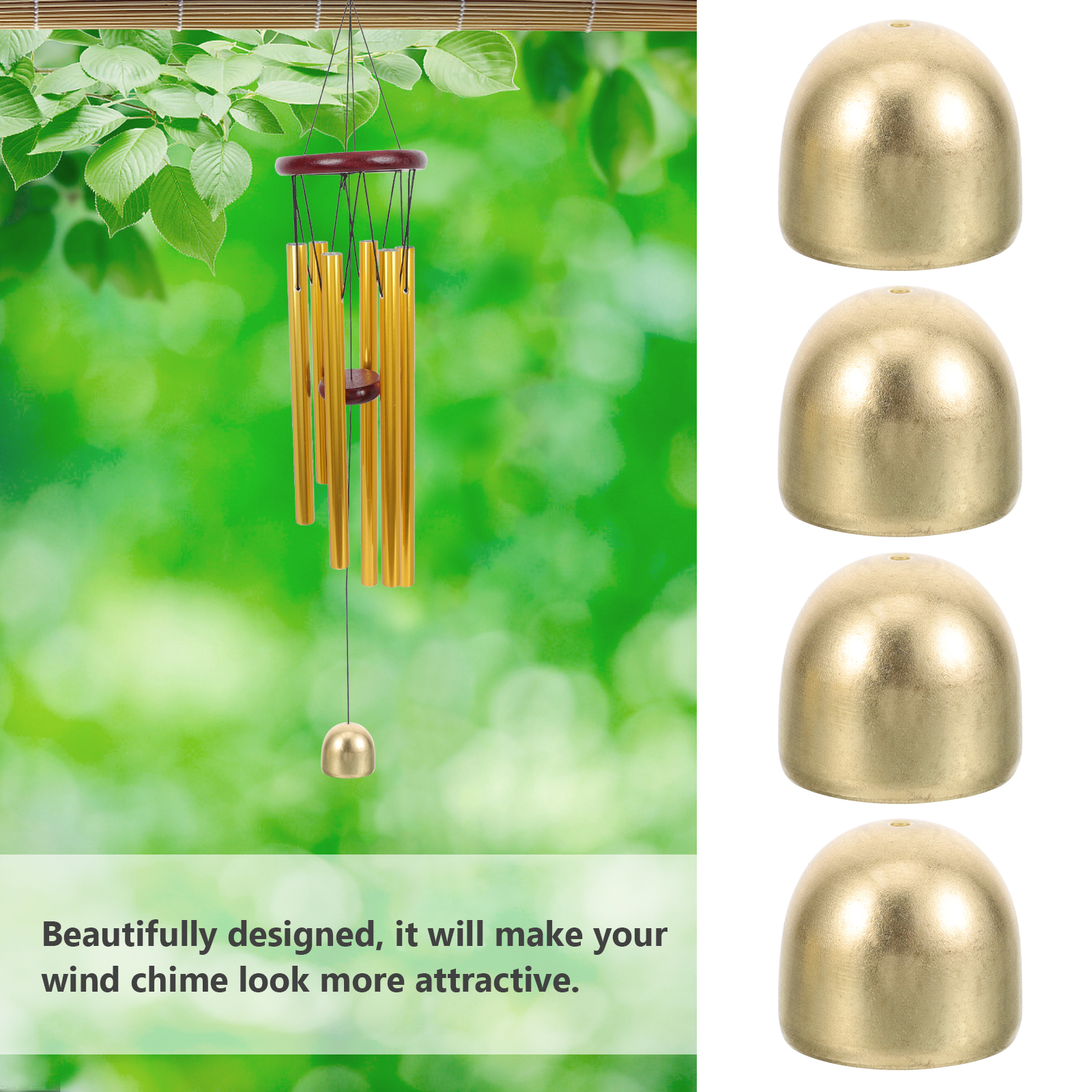20 Pcs Little Metal Jingles Bells Brass Bell Bell Wind Chimes Mini ...