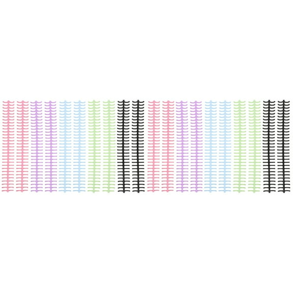 CIMAXIC Loose-Leaf Binder Rings Assorted Color Firm Convenient 20Pcs