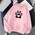 thumbnail image 1 of 2024 Hot Selling Womens Zip Up Hoodies Clearance Sale Fashion Woman Hoodied Long Sleeve T-Shirt Printing Loose Blouse Tops Hoodies Trending Womens Clothes, Pink XXL, 1 of 6