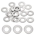 thumbnail image 1 of 20 Pcs M10.5 304 Stainless Steel Flat Washers 10.5mm ID 20mm OD 1.5mm Thick, Silver, 1 of 6