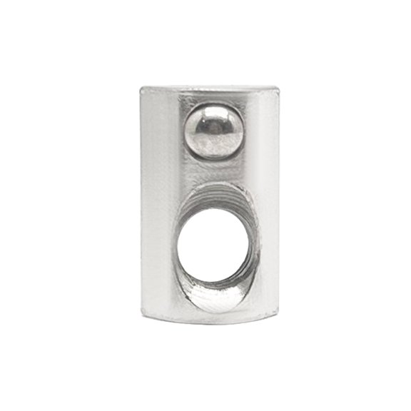 20 Pcs M8 4040 Series T-Slot Spring Nuts,Roll-In T Spring Nuts,Nickel-Plated Carbon Steel,Silver,For 3D Printer,CNC Router,4040 Series Aluminum Extrusion Profile With Slot 8mm