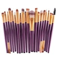 thumbnail image 1 of 20 Pcs Makeup Brushes Proffesional Cosmetics for Face Makeup Brush Set Powder Concealer Eyeshadow Eyebrow Lip Brush Beauty Tools, Black, 1 of 8