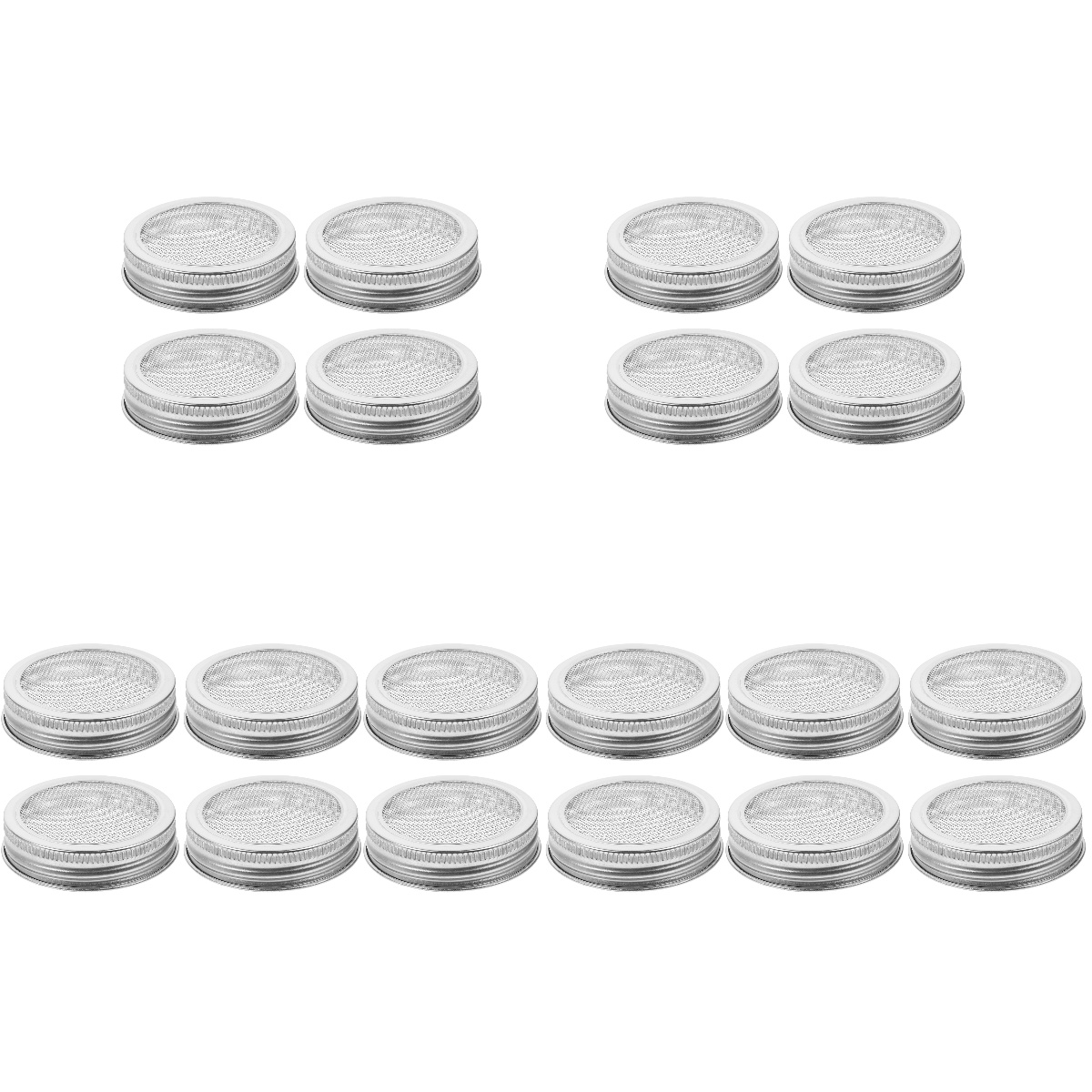 20 Pcs Mason Jar Sprout Lids Glass Bottles Jar Drain Lids Sprouting